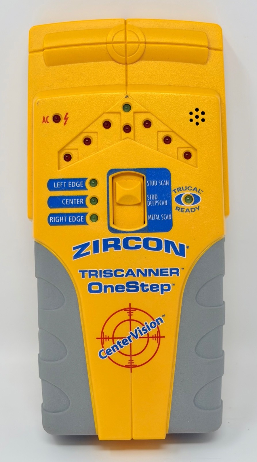 Zircon TriScanner OneStep Stud Finder Wall Scanner DeepScan Metal AC Detection