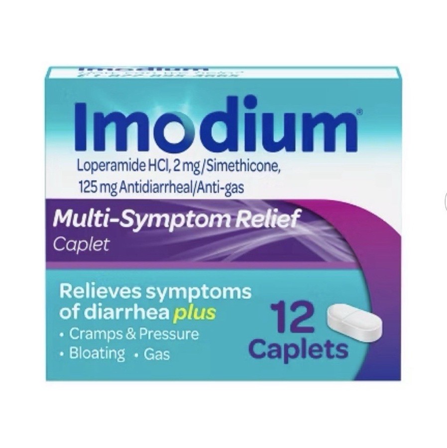 Anti diarrheal Anti-gas Multi-Symptom Relief Simethicone 125mg 12 Count