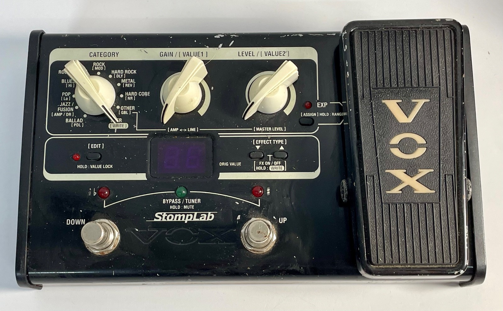 Vox StompLab IIG Multi-Effects Guitar Effect Pedal SL2G No Power Cord (READ)