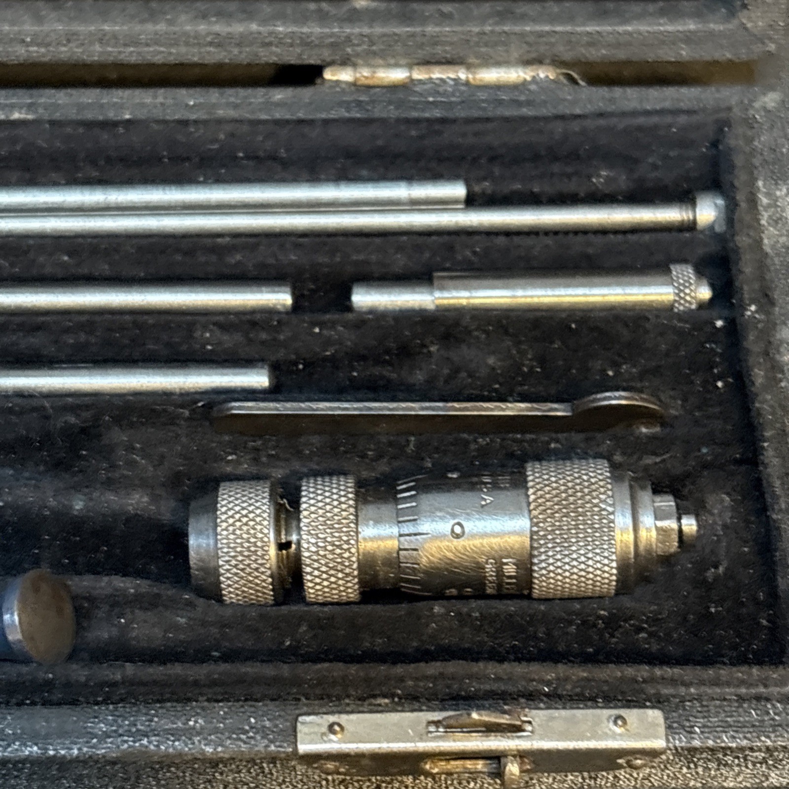 Millers Falls No. 1218 Inside micrometers With Spacer In Case
