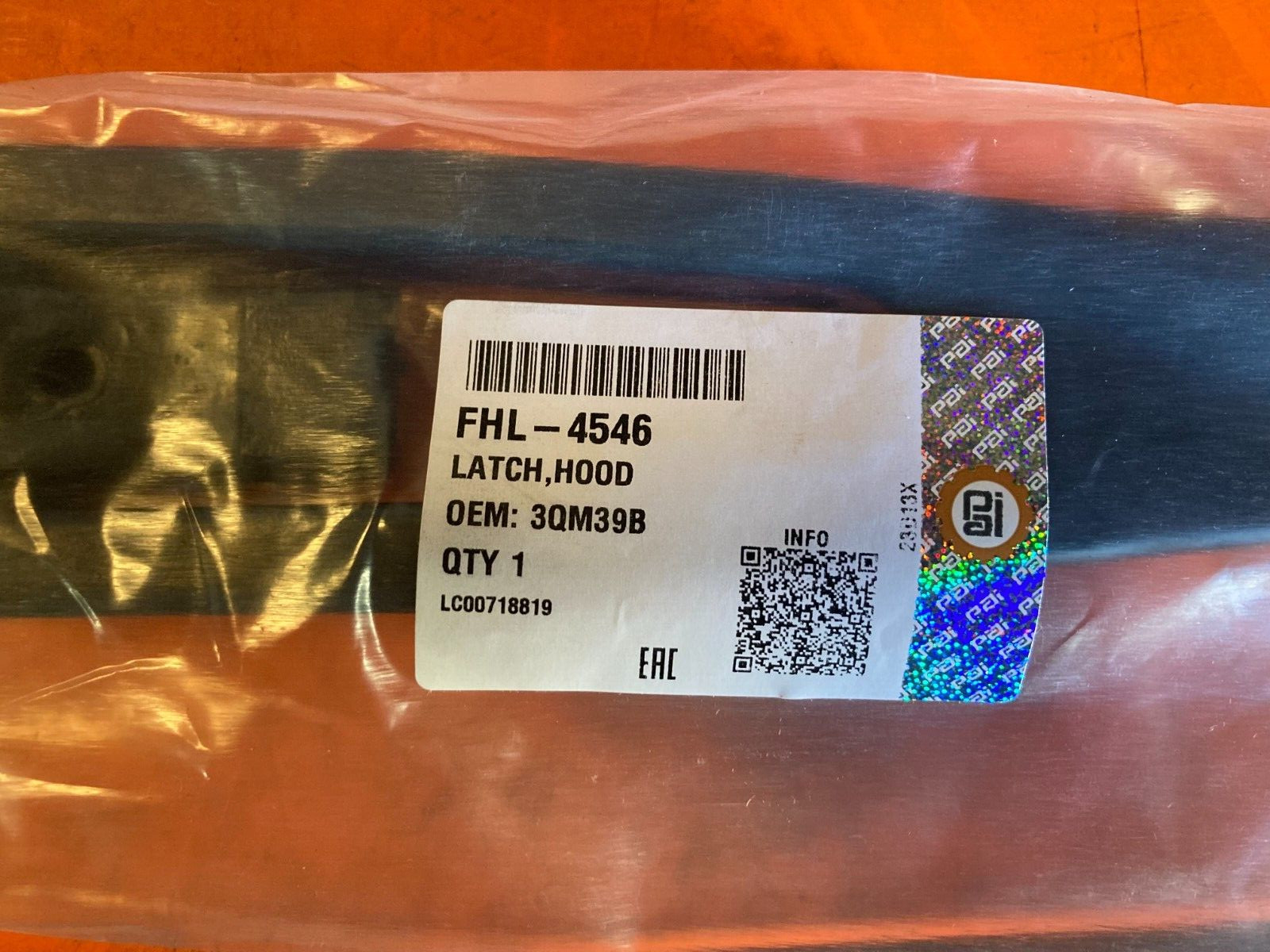 New PAI Hood Latch FHL-4546 Replaces Mack 3QM39B and 25159611 Superliner Hood