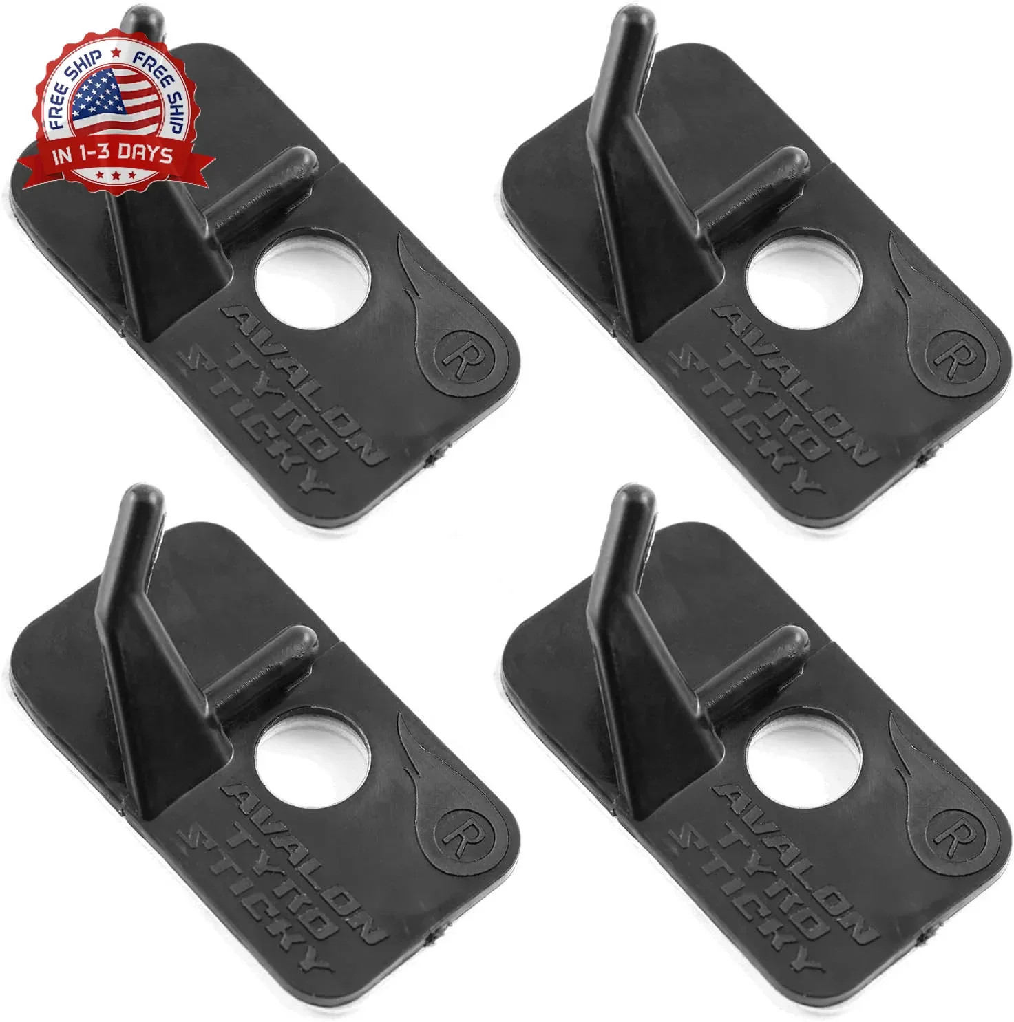 Arrow Rest 4PCS Plastic Archery Arrow Rest with Adhesive for Recurve Bow Hunting