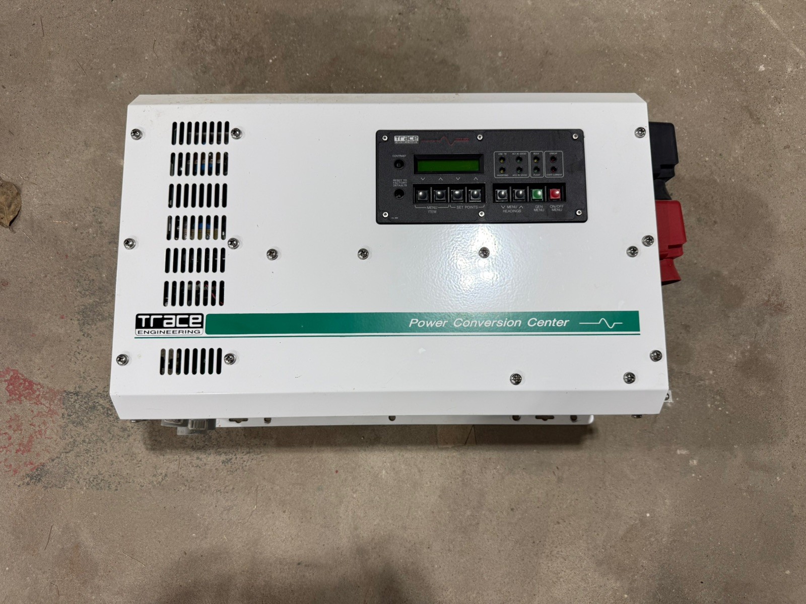 Trace Engineering Power Conversion Center SW4024 120 VAC 24 VDC 4000 Watts