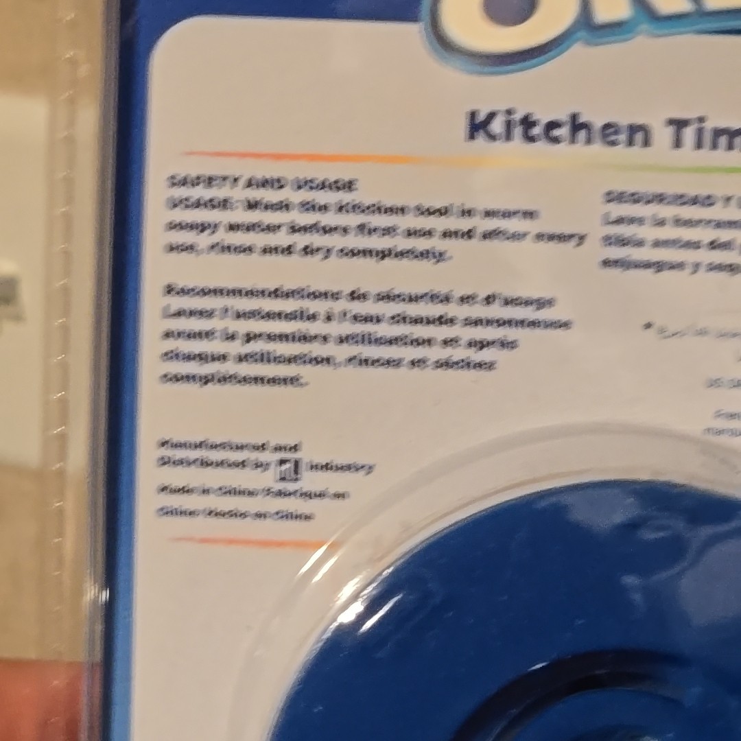 60 Minute Kitchen Timer Oreo Cookie Blue New Factory Sealed Model OR6148