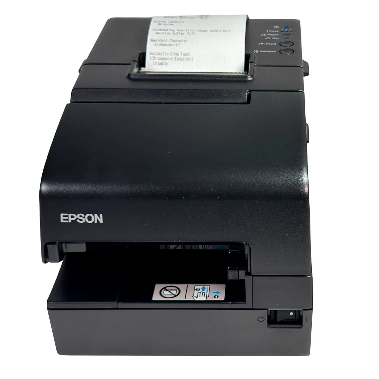TESTED Epson TM-H6000V Multi-function POS Receipt Printer Endorser USB LAN