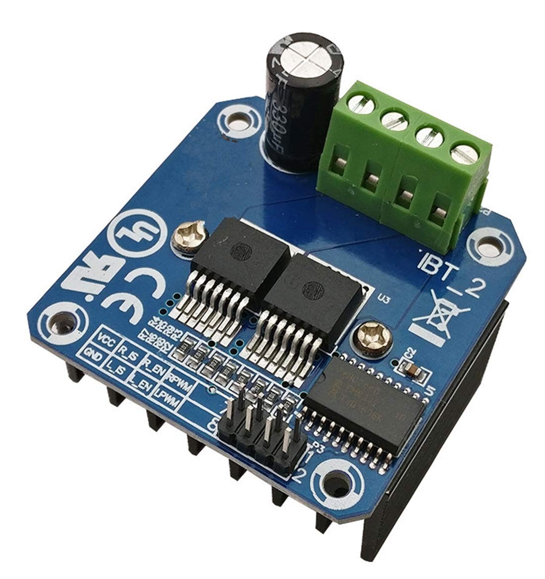 BTS7960 43A High Power Motor Driver Module/Smart Car Driver Module