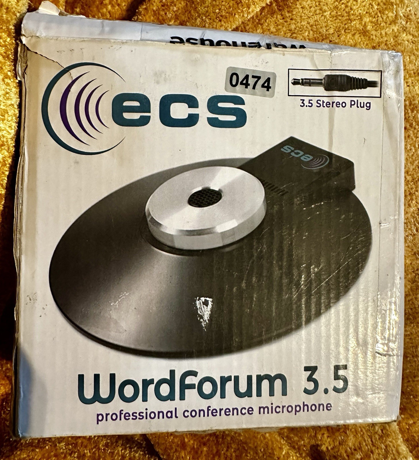 ECS WordForum 3.5 Professional Conference Microphone with 3.5mm Stereo Plug