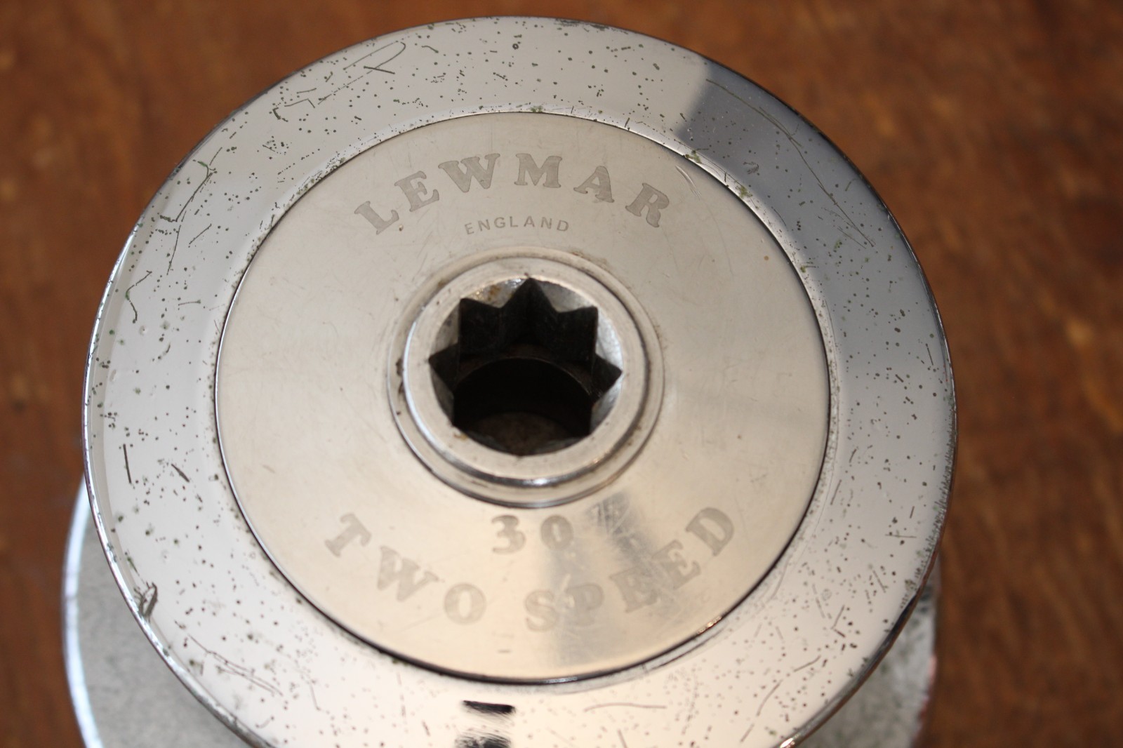Lewmar England Size 30 Chrome Plated Bronze Two Speed Winch Sailing
