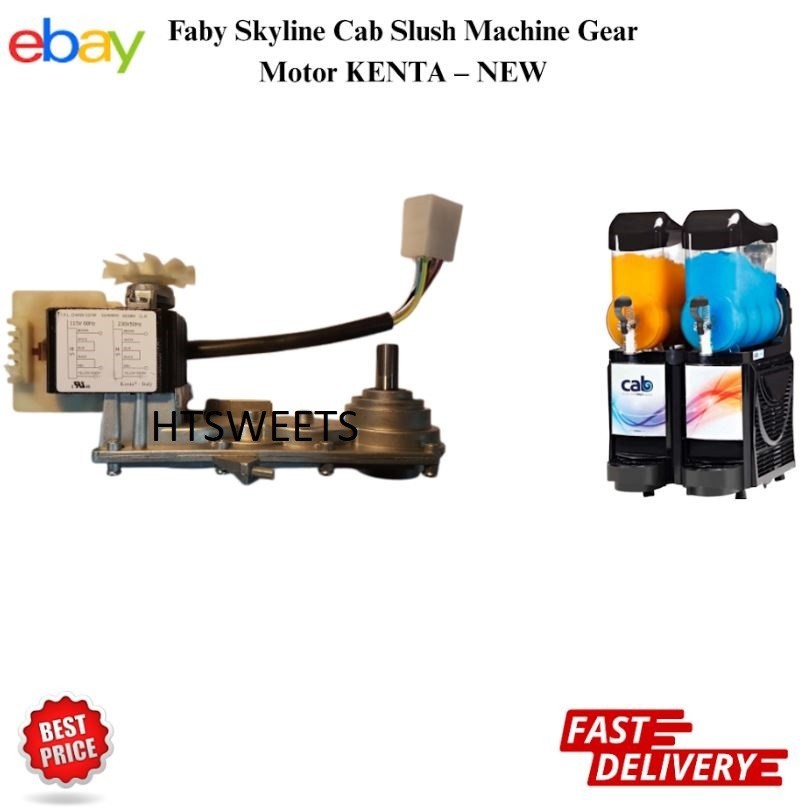 Slush Machine 10L Gear motor a KENTA  for CAB Faby Skyline Eskimo Joe Sir Lush