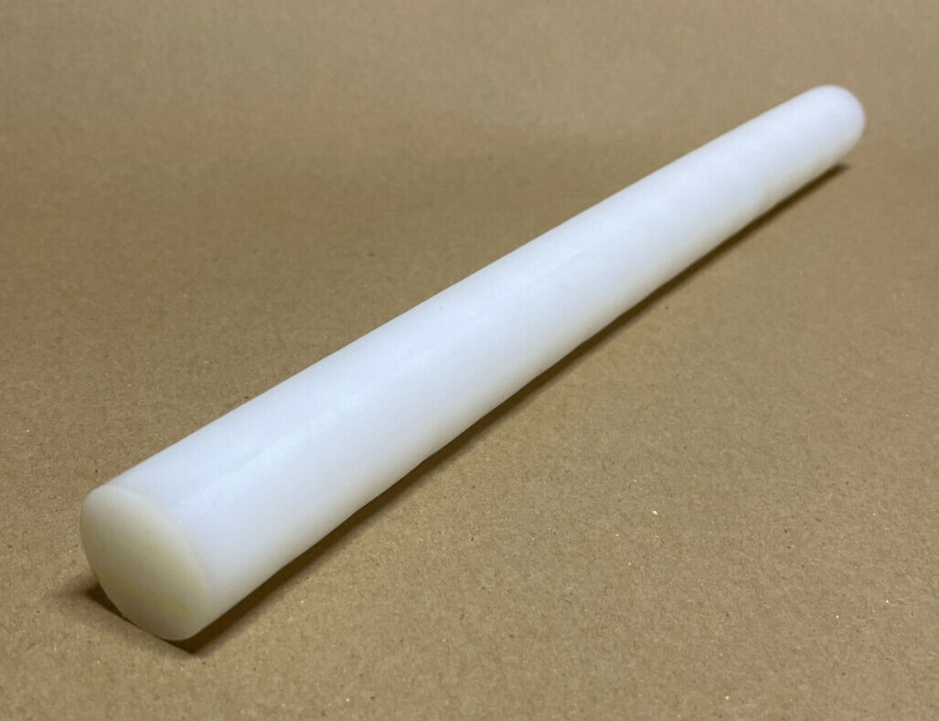 UHMW Natural Rod Stock, Various Diameters - 12" Long - LOWEST PRICE ON EBAY