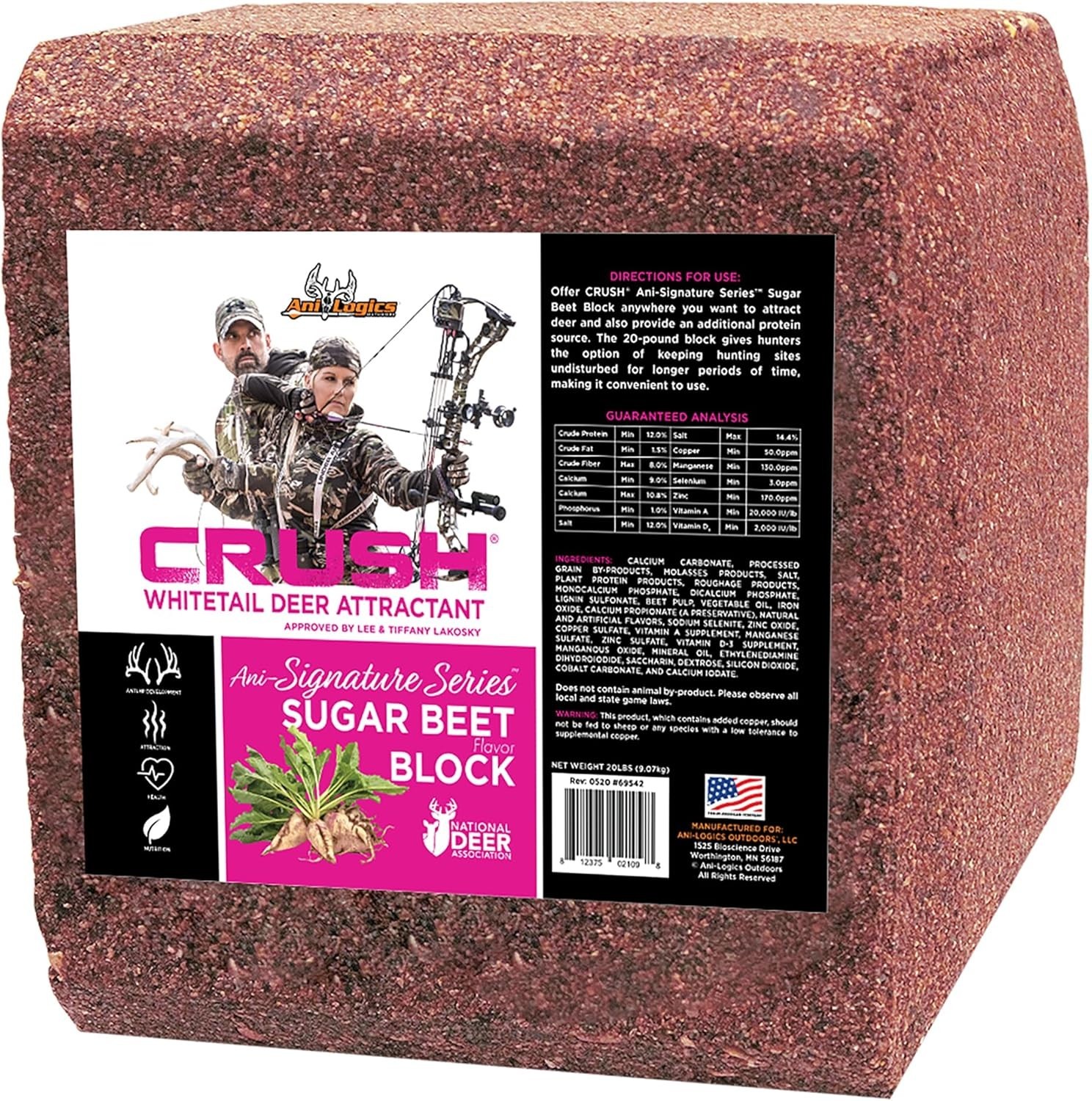 Ani-Logics Outdoors Crush Sugar Beet Block 20lb 42000