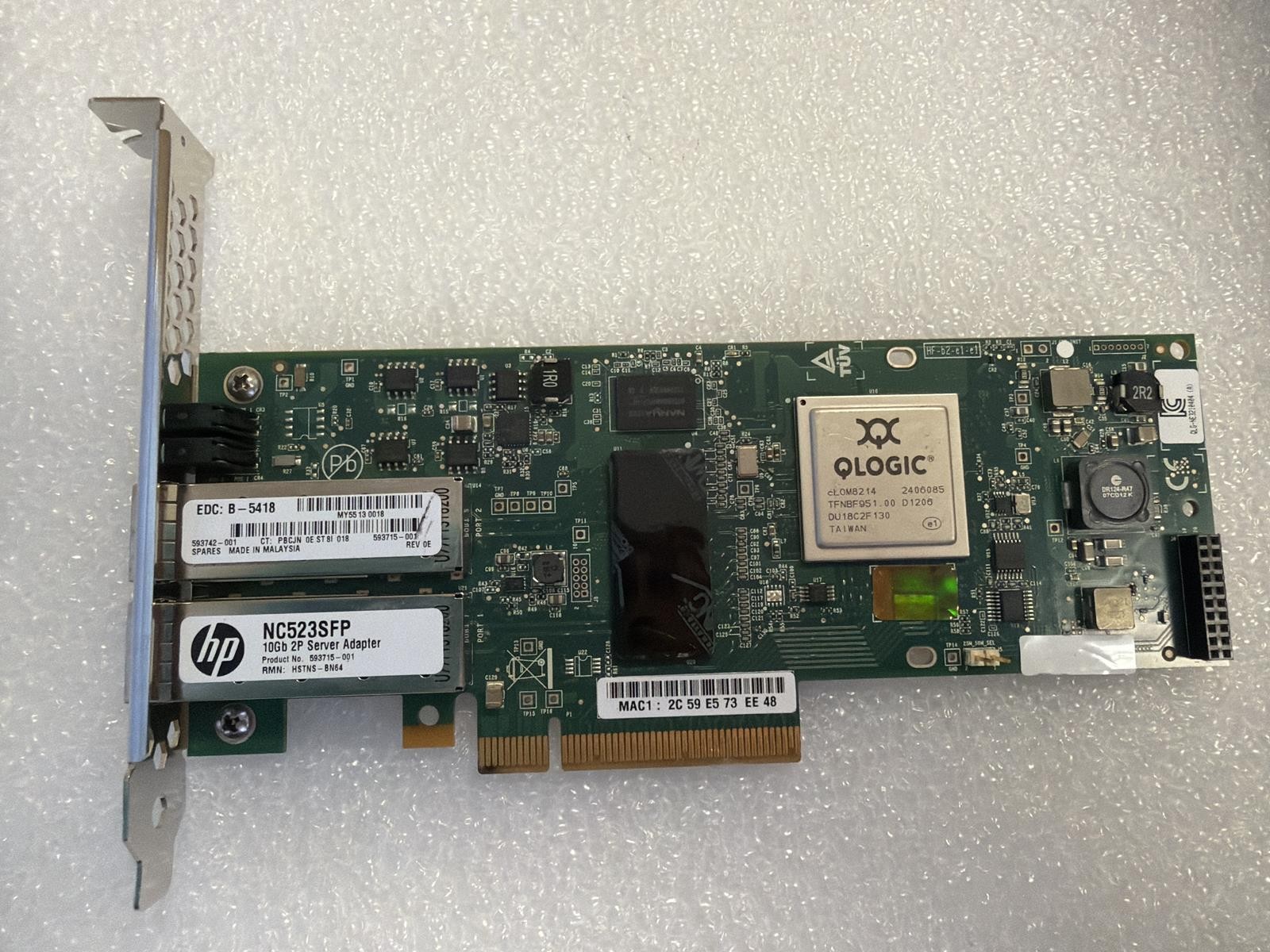 QLOGIC QLE3242-HP NETWORK ADAPTER NE3210404-29 D
