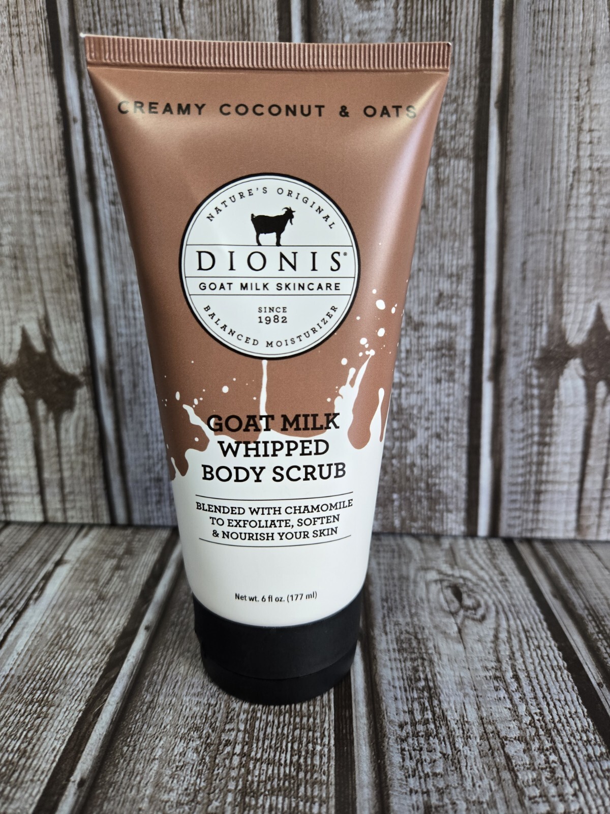 Dionis Goat Milk Skincare Whipped Goat Milk Scrub Creamy Coconut  & Oats 6 oz