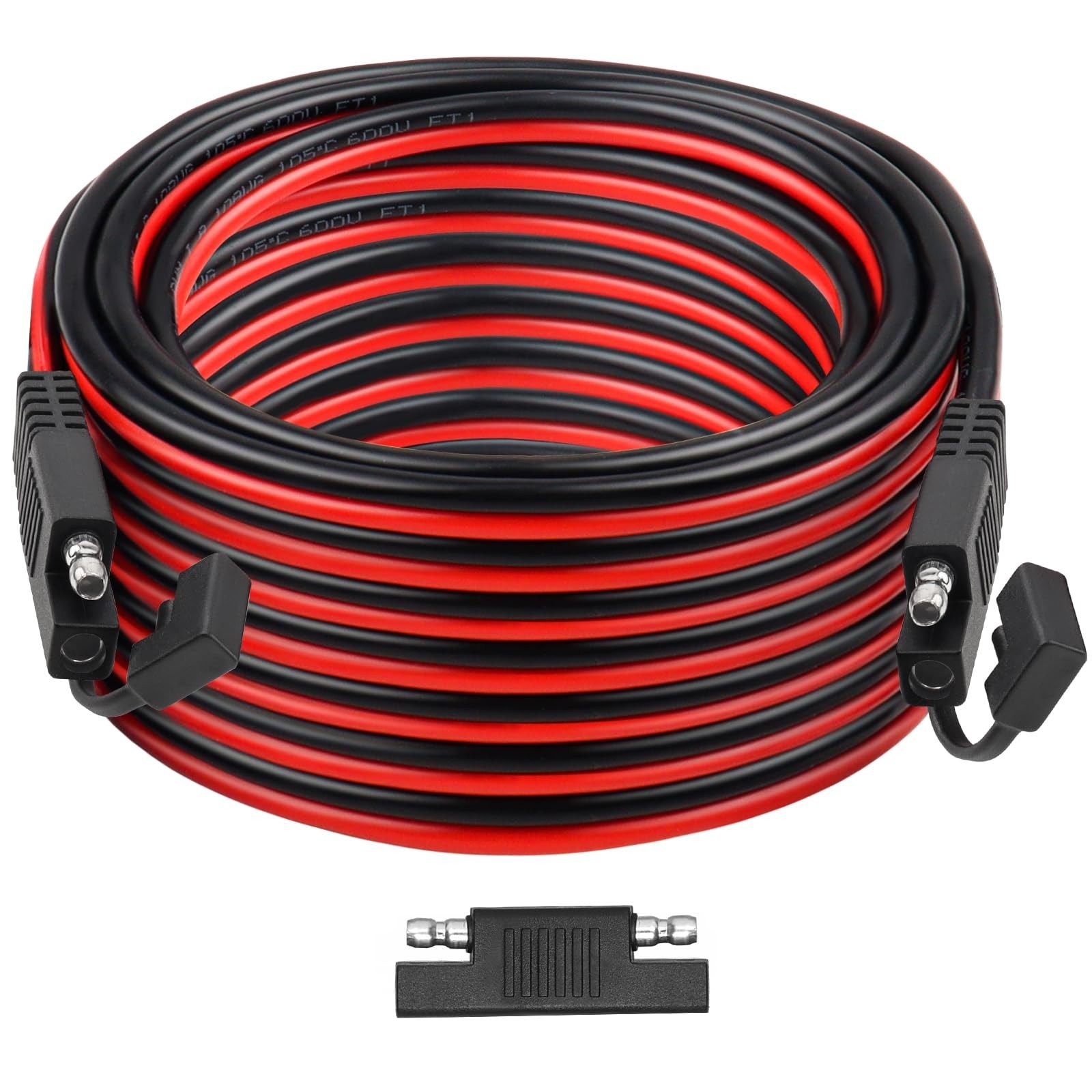 XRDS -RF SAE Extension Cable 50FTSAE SAE Heavy Duty 10AWG Tinned Copper Wire