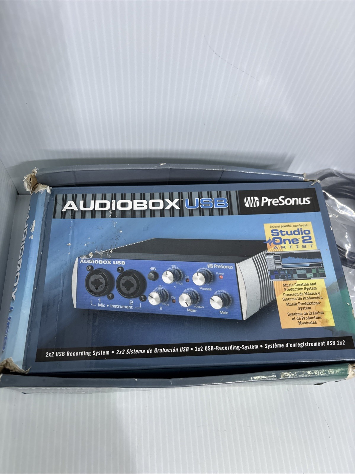 2012 PreSonus AUDIOBOX USB Recording System,future Artists (g)