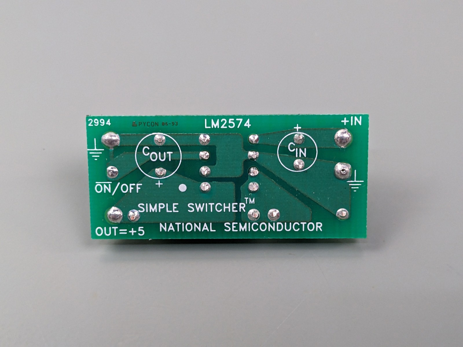 LM2574 Simple Switcher Eval Board