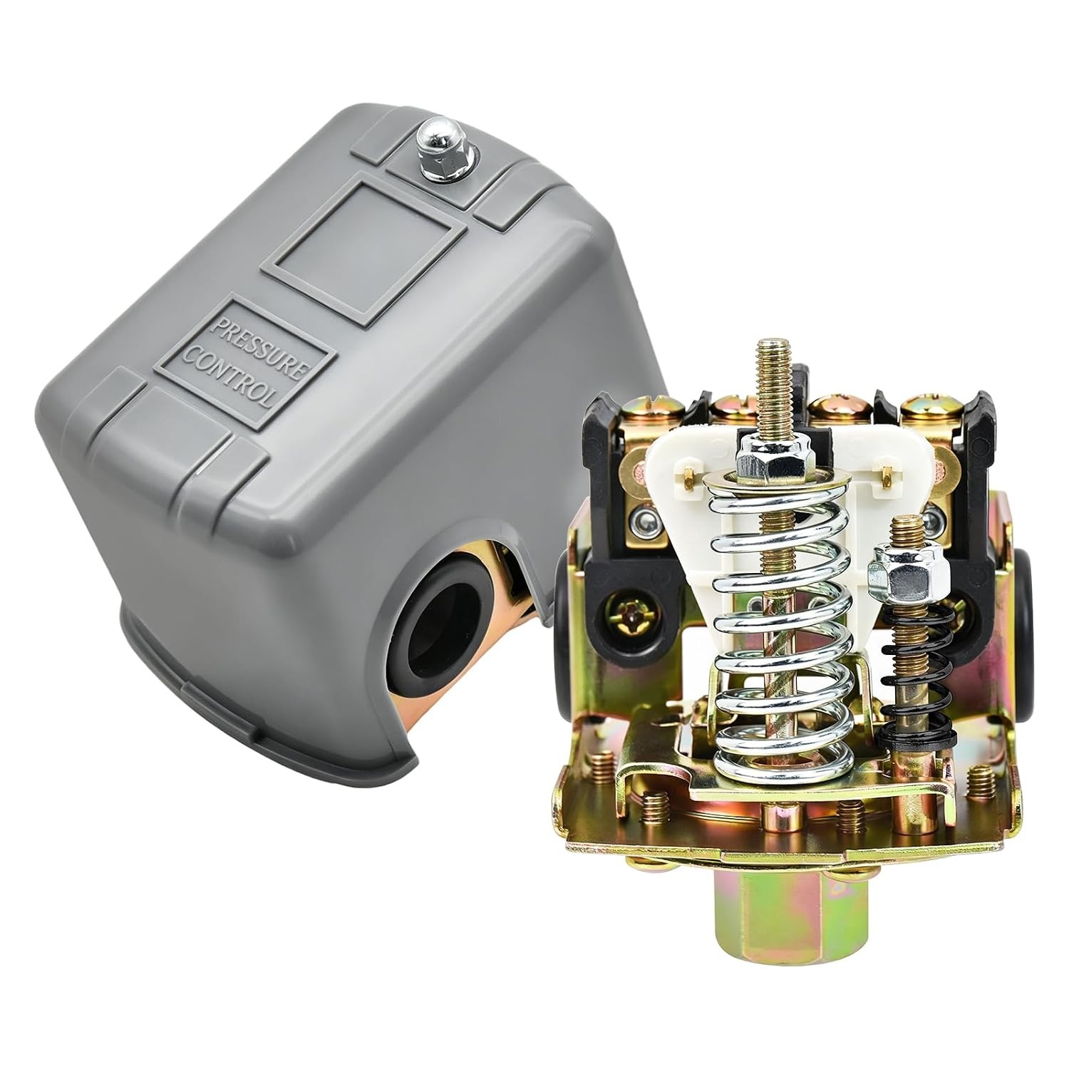 40-60 PSI Adjustable Well Pump Pressure Switch for Home Use, 60 PSI Pressure
