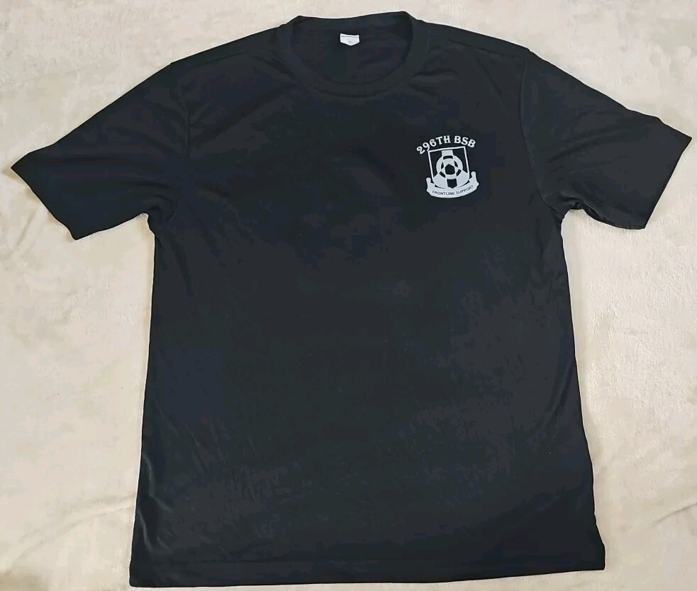 US Army 296th BSB Frontline Support Tshirt Size Medium