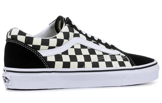 Vans Mans Old Skool Black Checkerboard Black/White