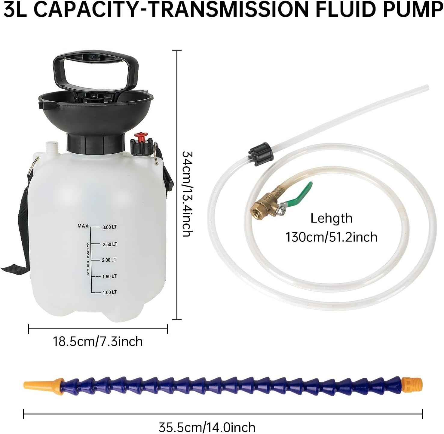 Efficient Transmission Fluid Hand Pump - Lightweight & Durable Automotive Tool