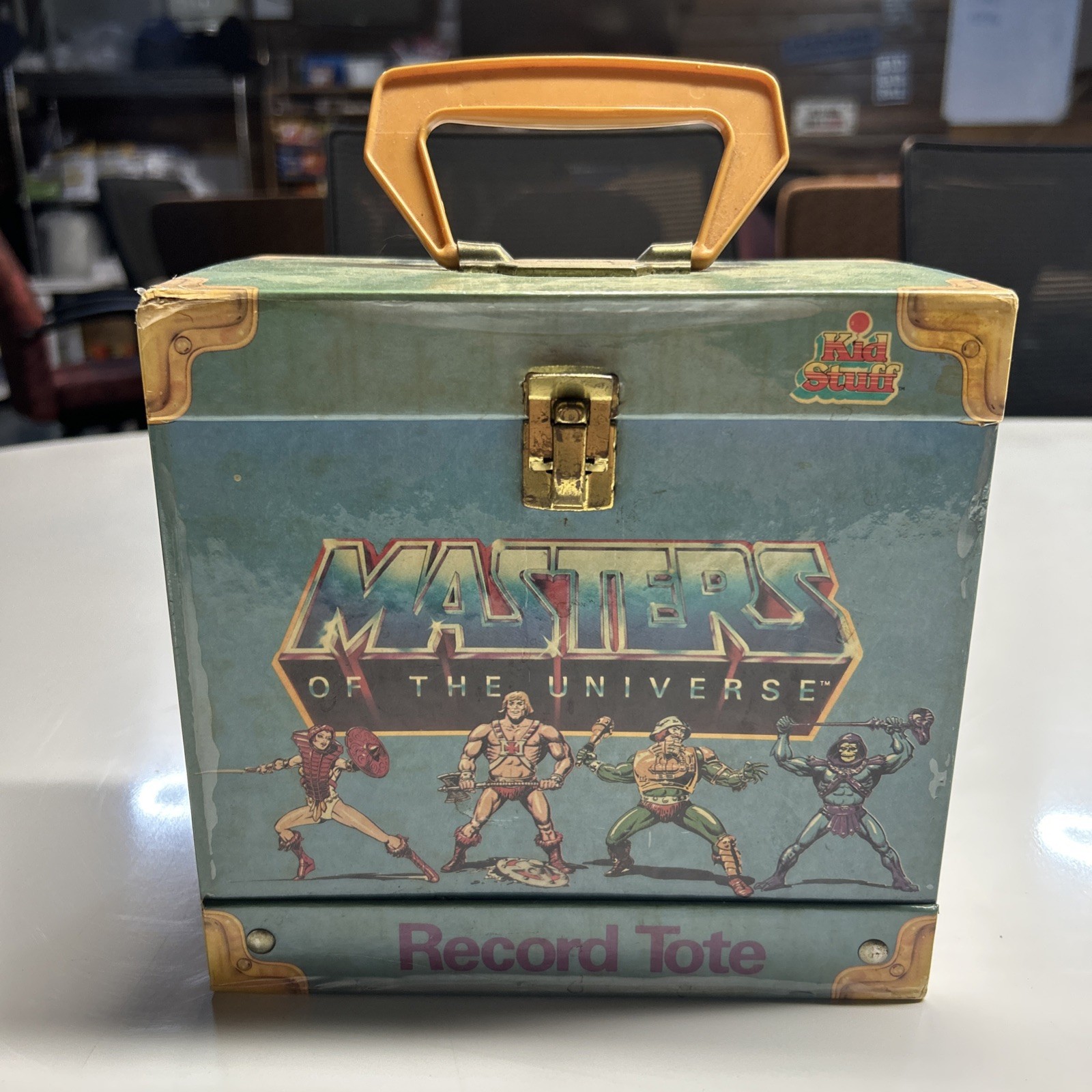 Masters of the Universe: He-Man - Retro 1984 Kid Stuff Mattel Record Tote Box