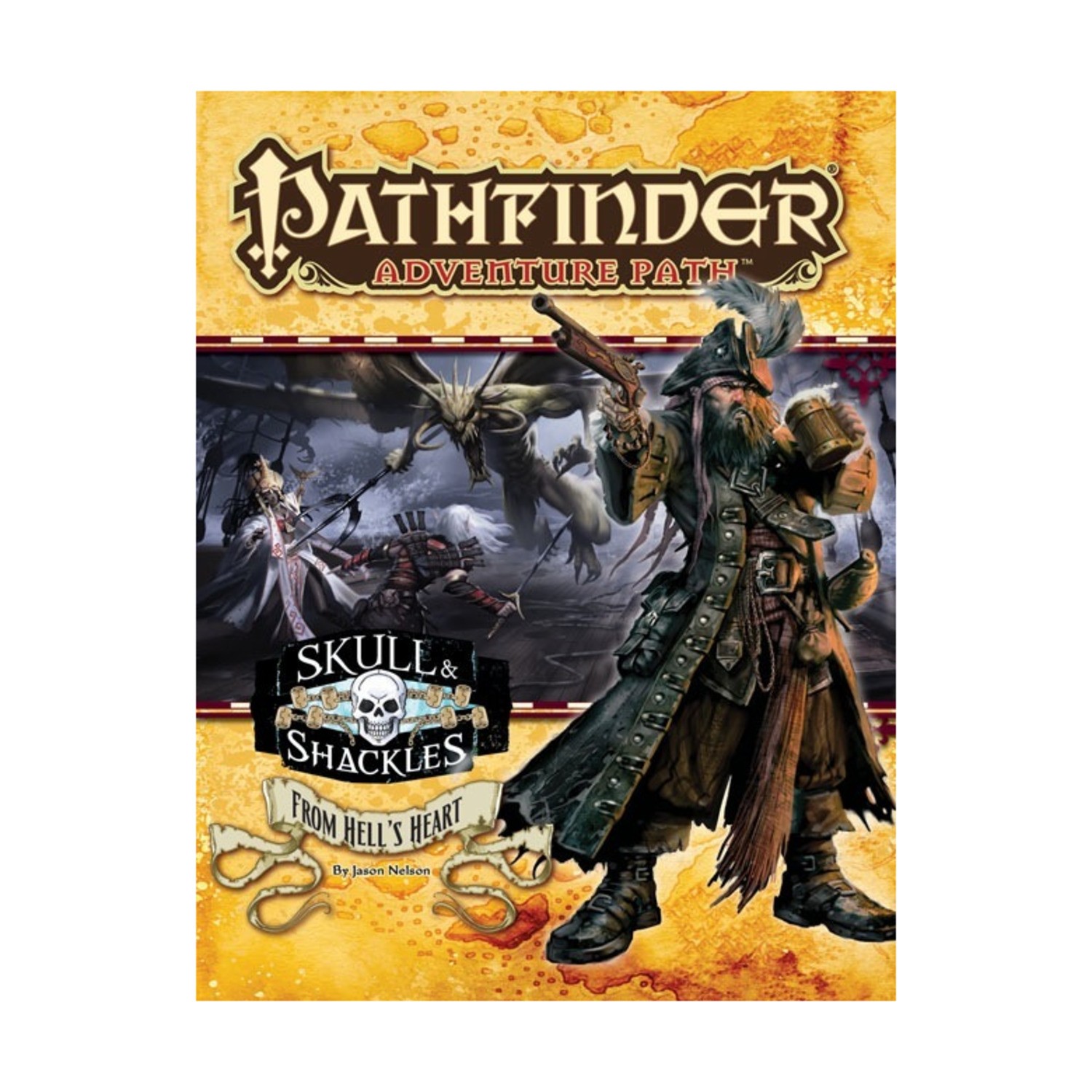 Paizo Pathfinder #60 "Skull & Shackles #6 - From Hell's Heart" VG+
