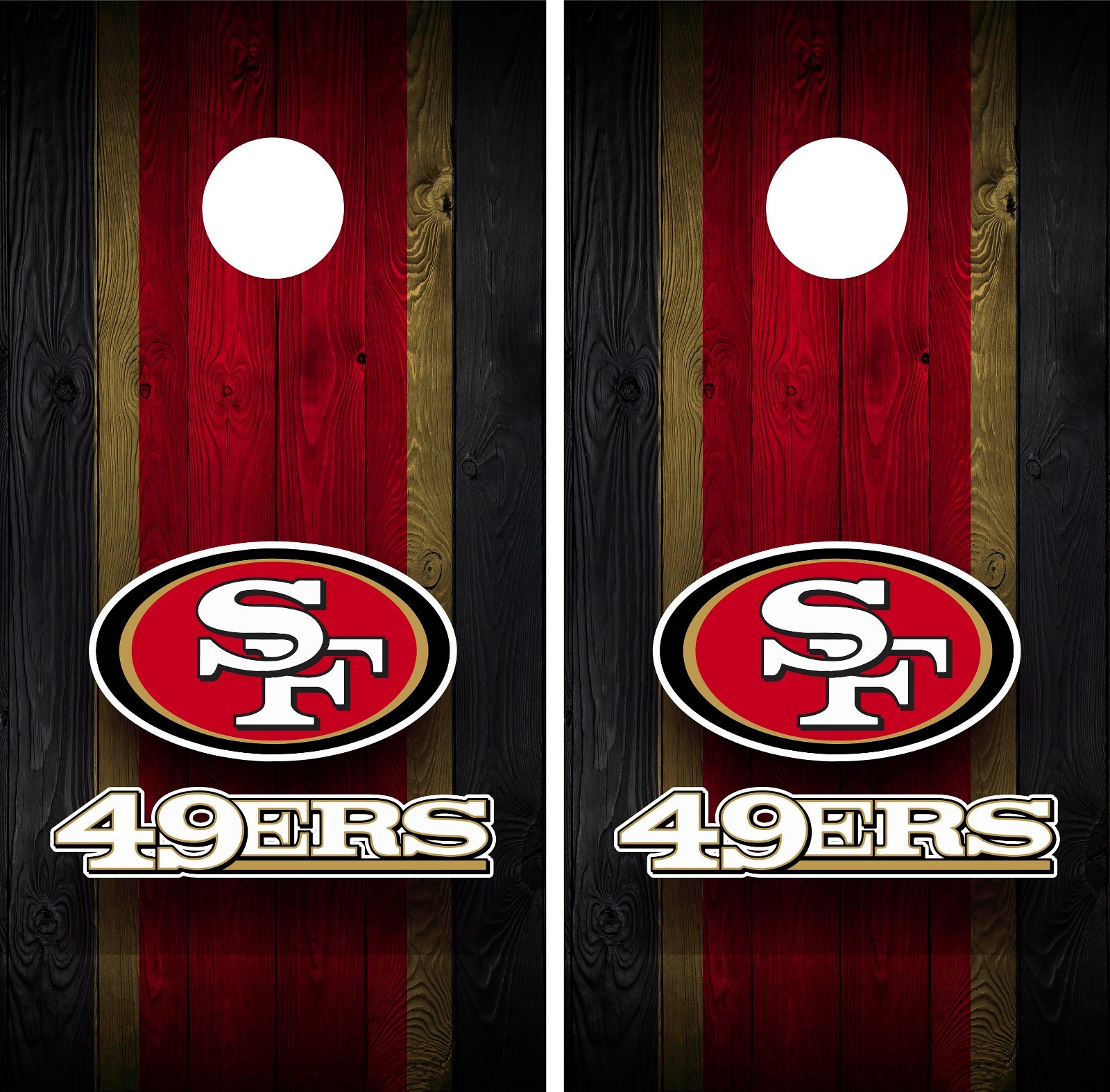 San Francisco 49ers Cornhole Wrap Skin Decal Football Sports Board Sticker JC56