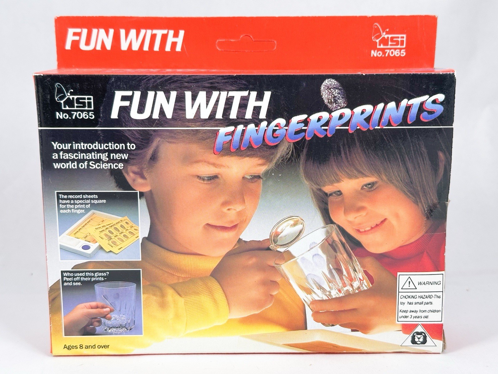 Fun With Fingerprints ~ NSI No. 7065 Factory Sealed Vintage Police Forensics