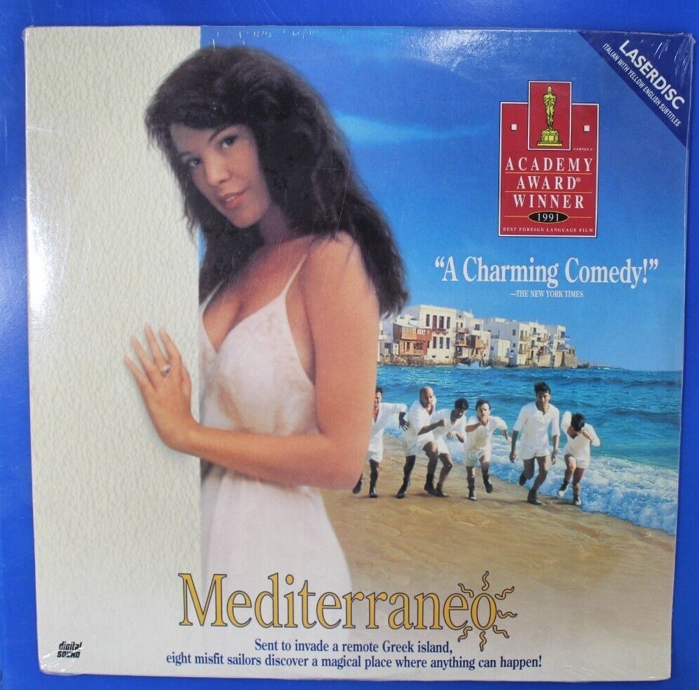 Sealed New Mediterraneo Laserdisc LD-Diego Abatantuono/Claudio Bigagli NOT DVD