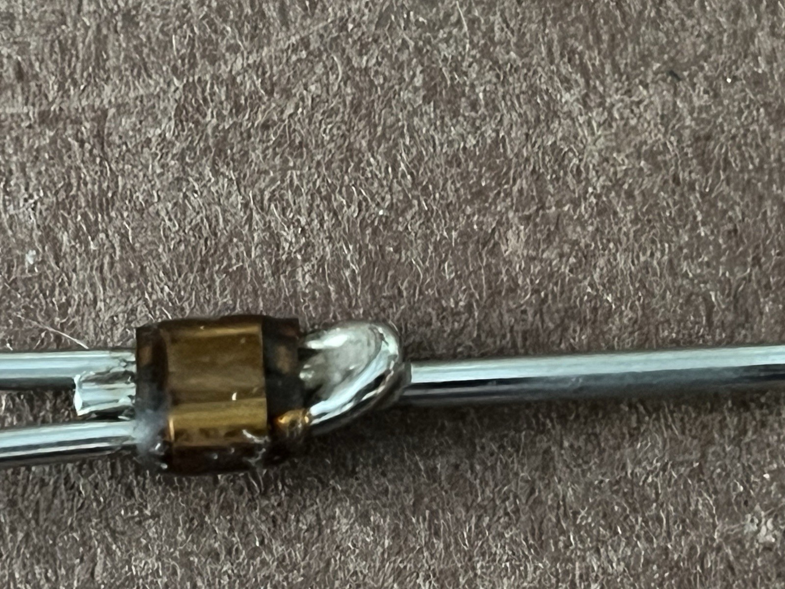 VINTAGE FRANK MATARELLI FLY TYING BOBBIN TOOL NICE CONDITION