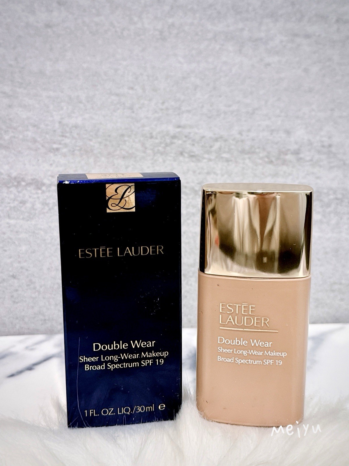 4N1 Shell Beige, Estee Lauder Double Wear Sheer LongWear Makeup SPF 19, 1oz/30mL