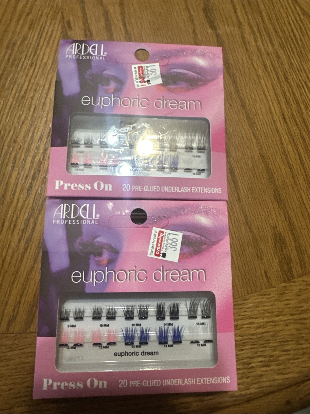 Lot Of 2 Ardell Professional Euphoric Dream 20 Eye Lashes