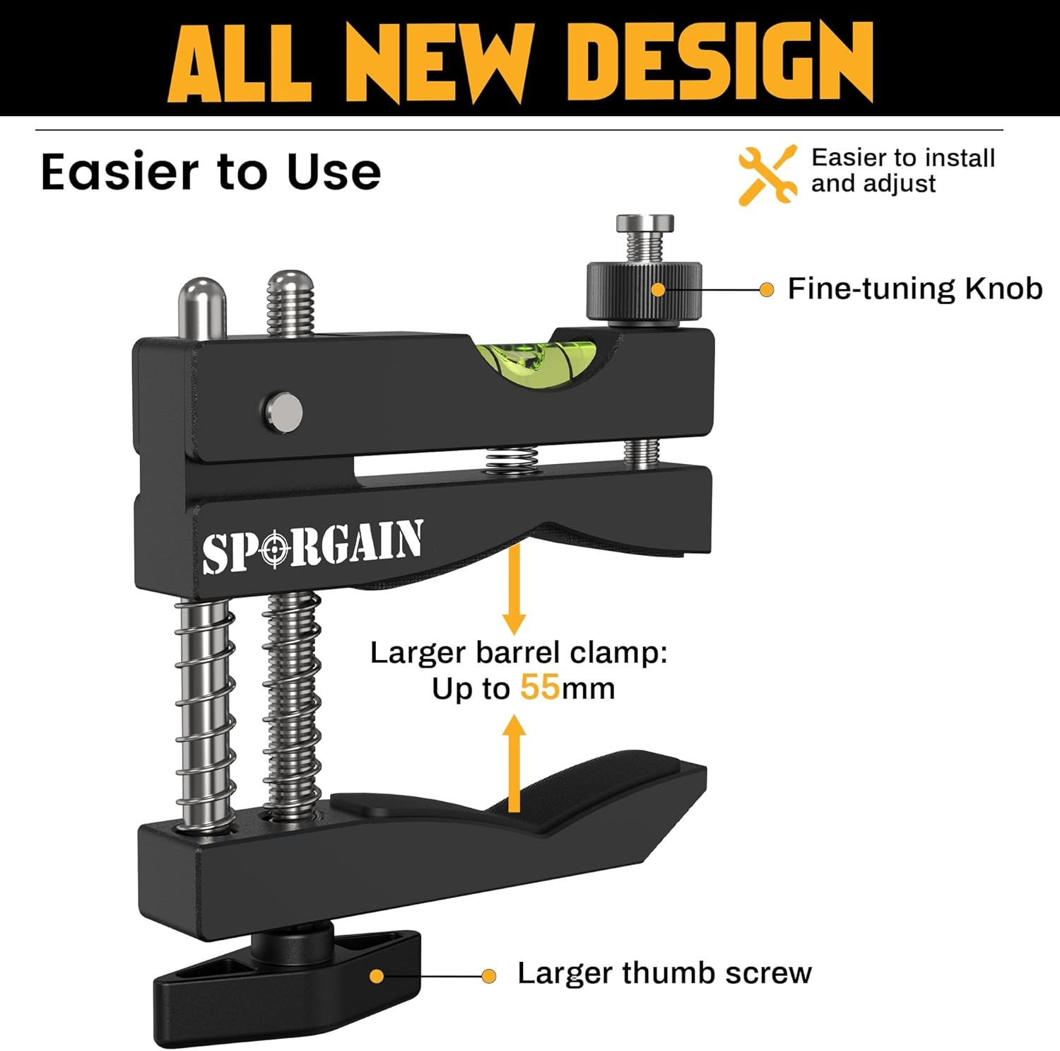 [Updated] New Model Scope Leveling Kit, Mounting Tool Magnetic Dark