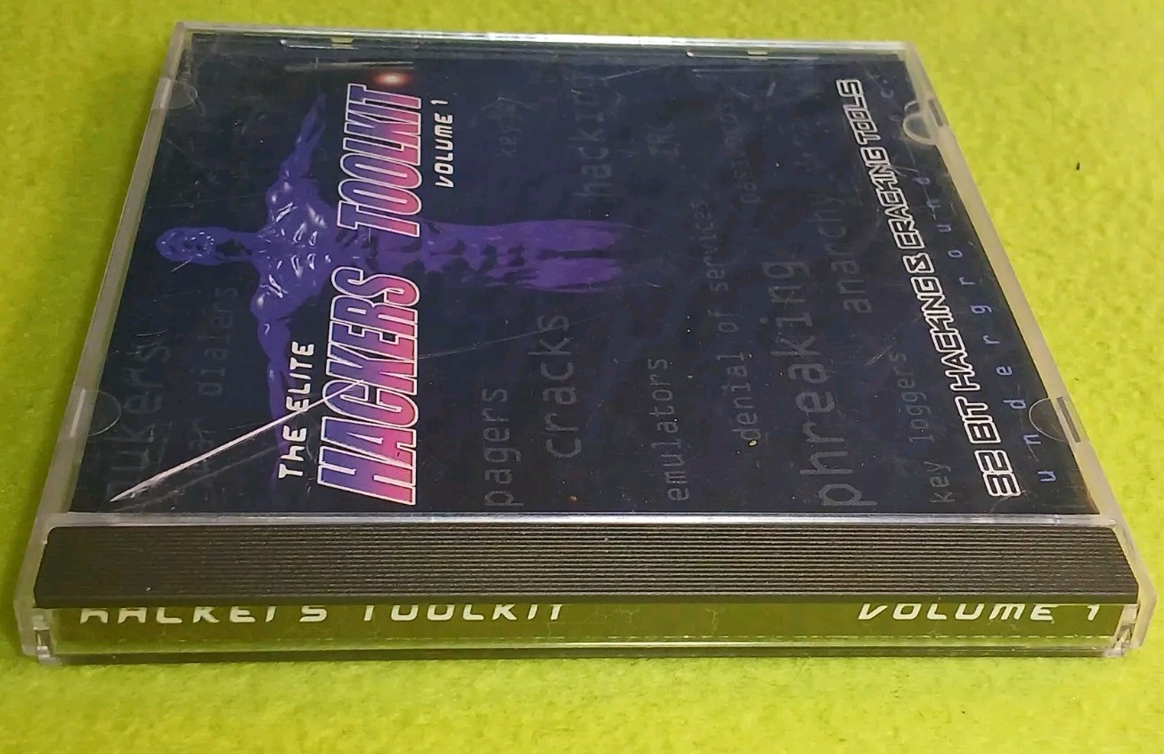 The Elite Hackers Toolkit Volume 1 (PC CD-ROM, 1995) 32-Bit Hacking WIN95/98 HTF