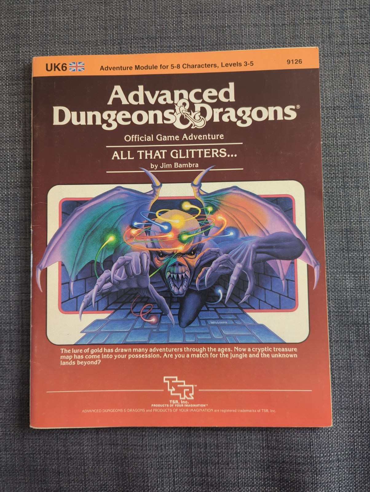 UK6 All That Glitters... Advanced Dungeons & Dragons Adventure Module D&D 9126