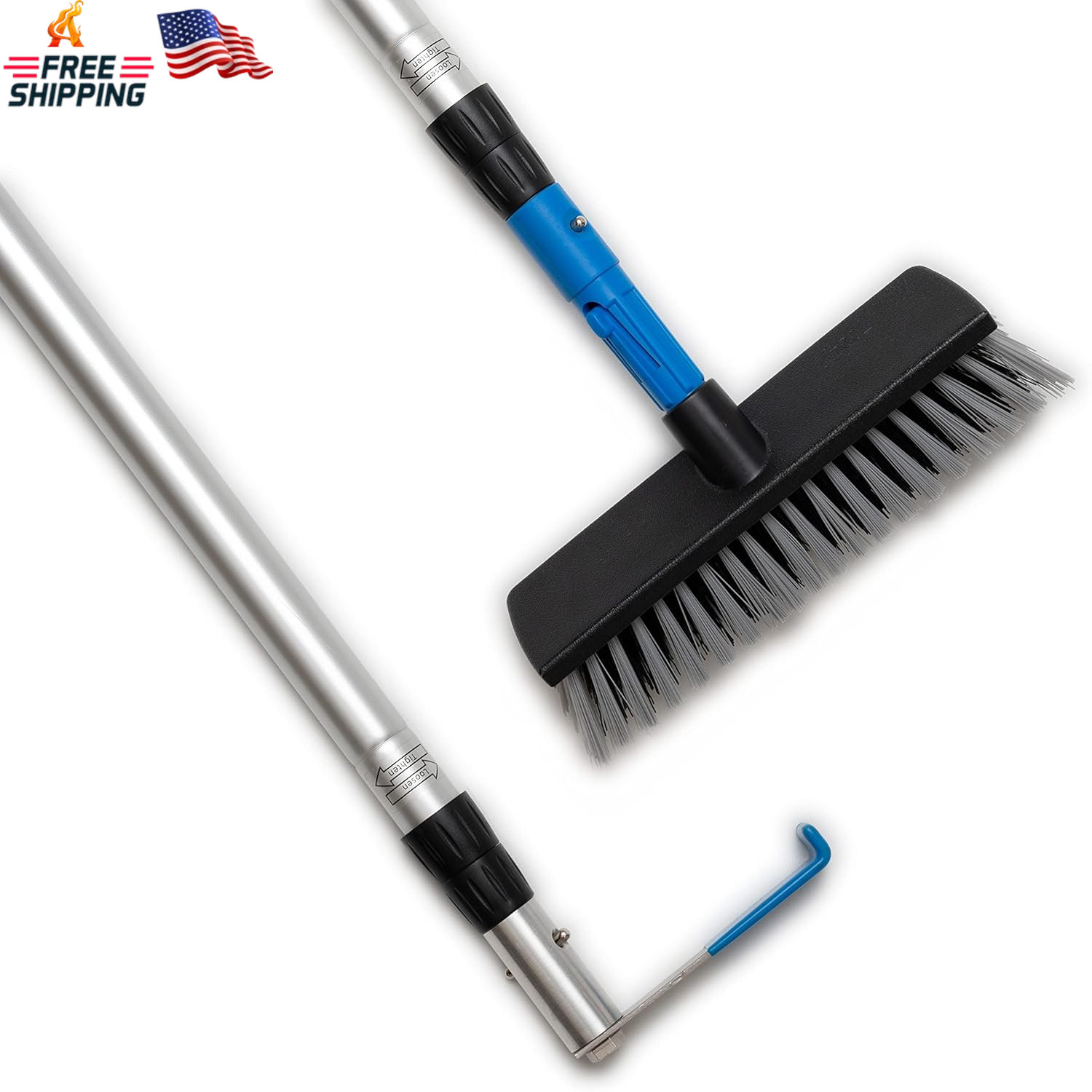 GRAB-IT 6 Ft Truck Cargo Retriever | Heavy Duty Grabber Reach Tool - 110 Pound P