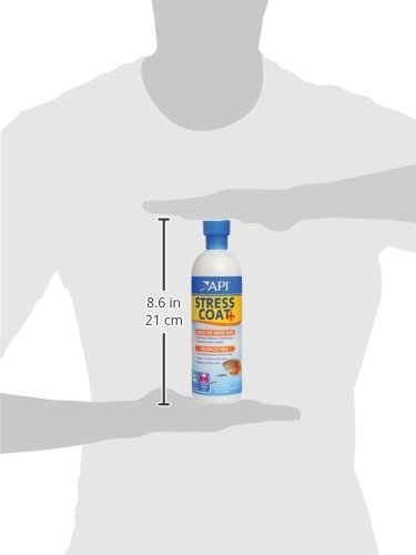 Acondicionador De Agua Para Acuarios Stress Coat, Botella De 16 Onzas