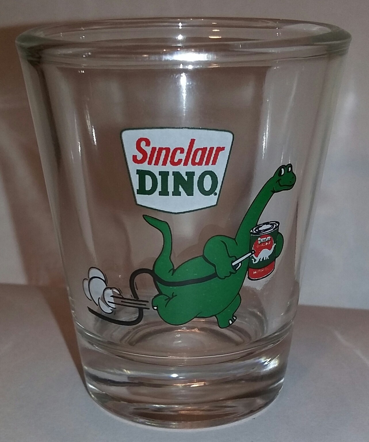 Sinclair Dino 1½oz. Shot Glass