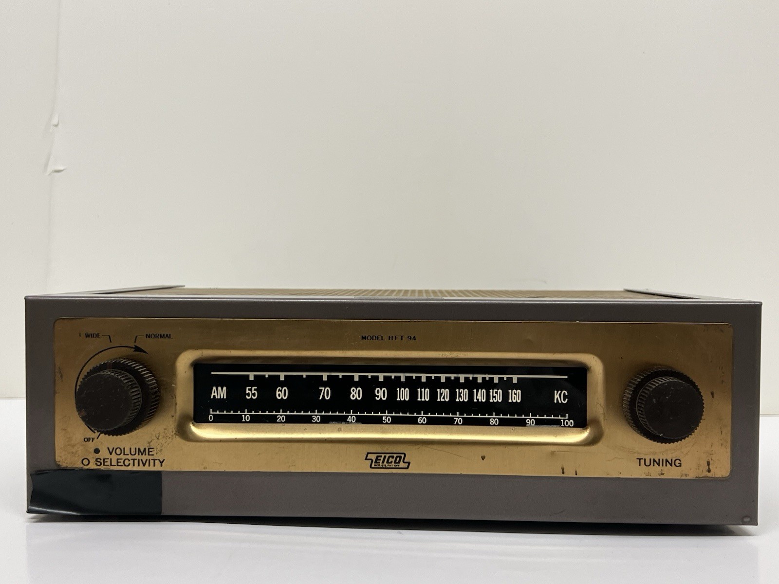 1959 Vintage EICO HFT-94 Tube Tuner - Untested
