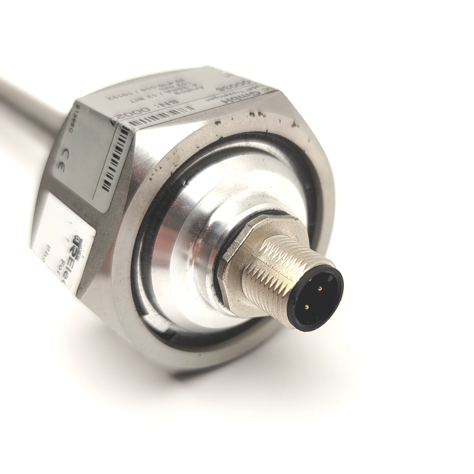 TR Electronic 331-00035 Analog Linear Encoder 4-20mA, 153mm Length, M12 4-Pin