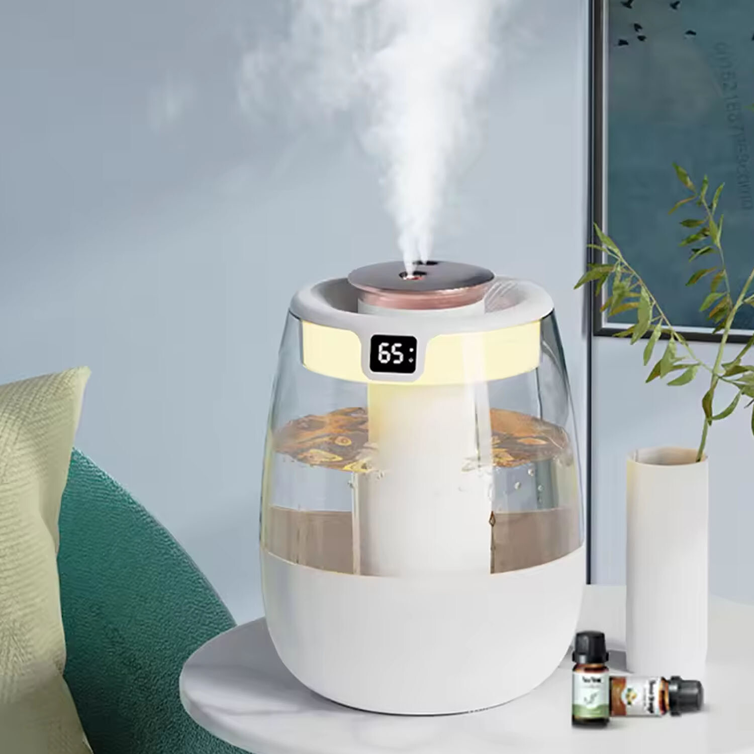 1.5L Humidifiers for Bedroom Large Room Office Cool Mist Air Humidifier Indoor