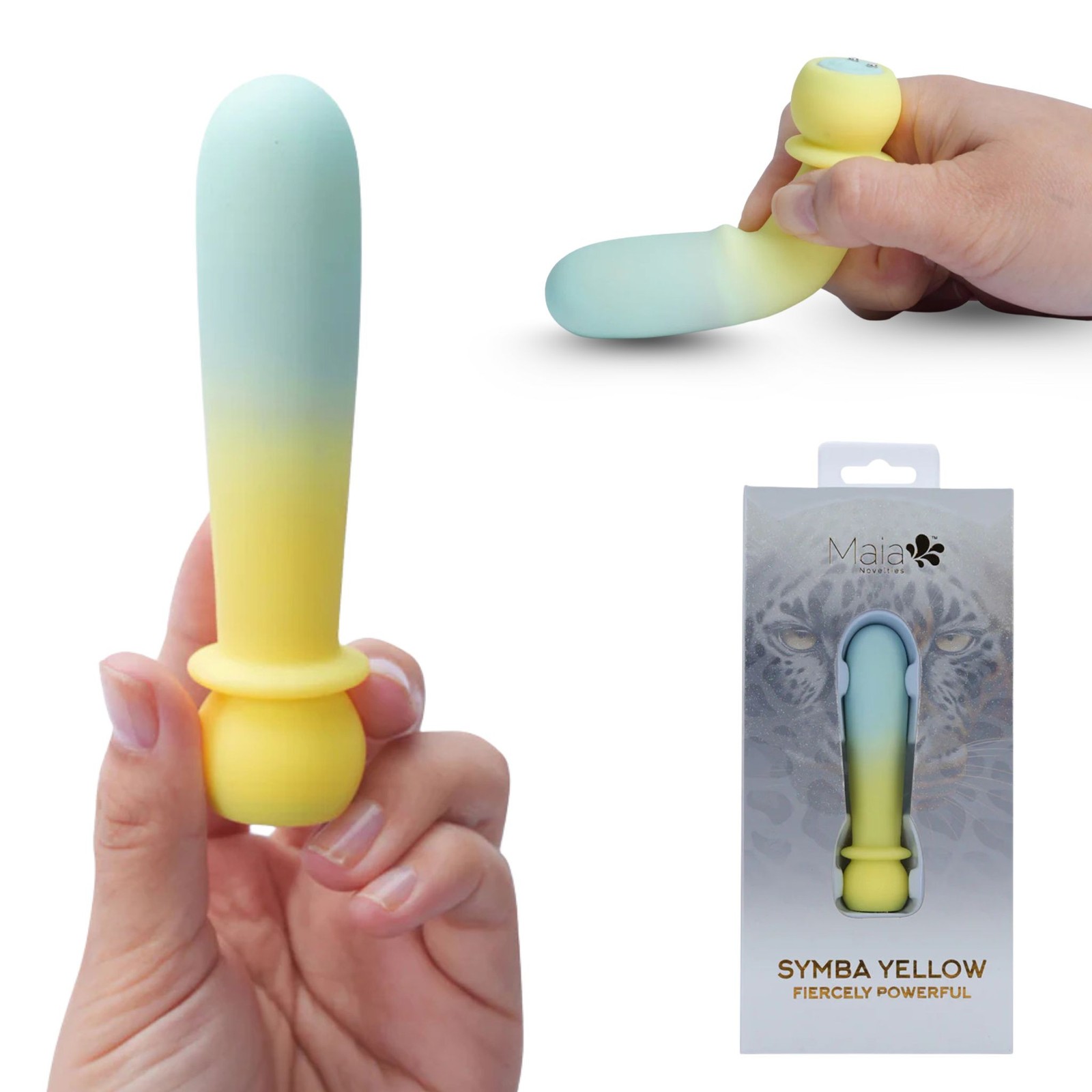 Symba Smooth 5-speed Super-charged Bendable Flexible Vibrating Bullet Vibrator