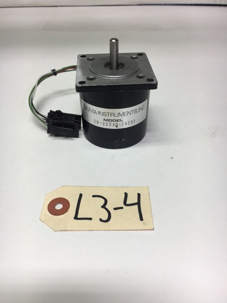 Sigma Instruments 20-2223D-24252 Motor 1/4" Shaft Warranty! Fast Shipping!