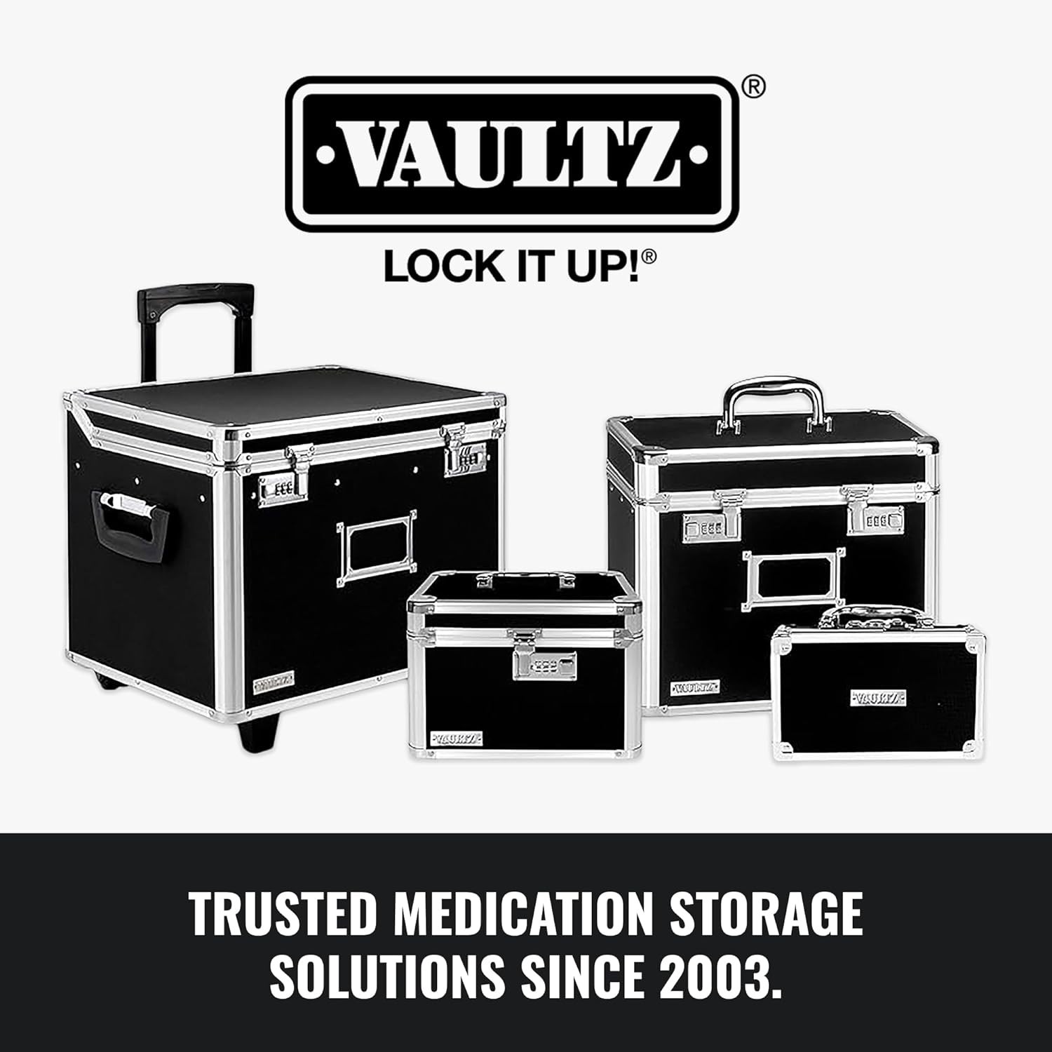 Secure 3-Digit Combination Lock Box - Protect Valuables & Documents - 9.88x7.75