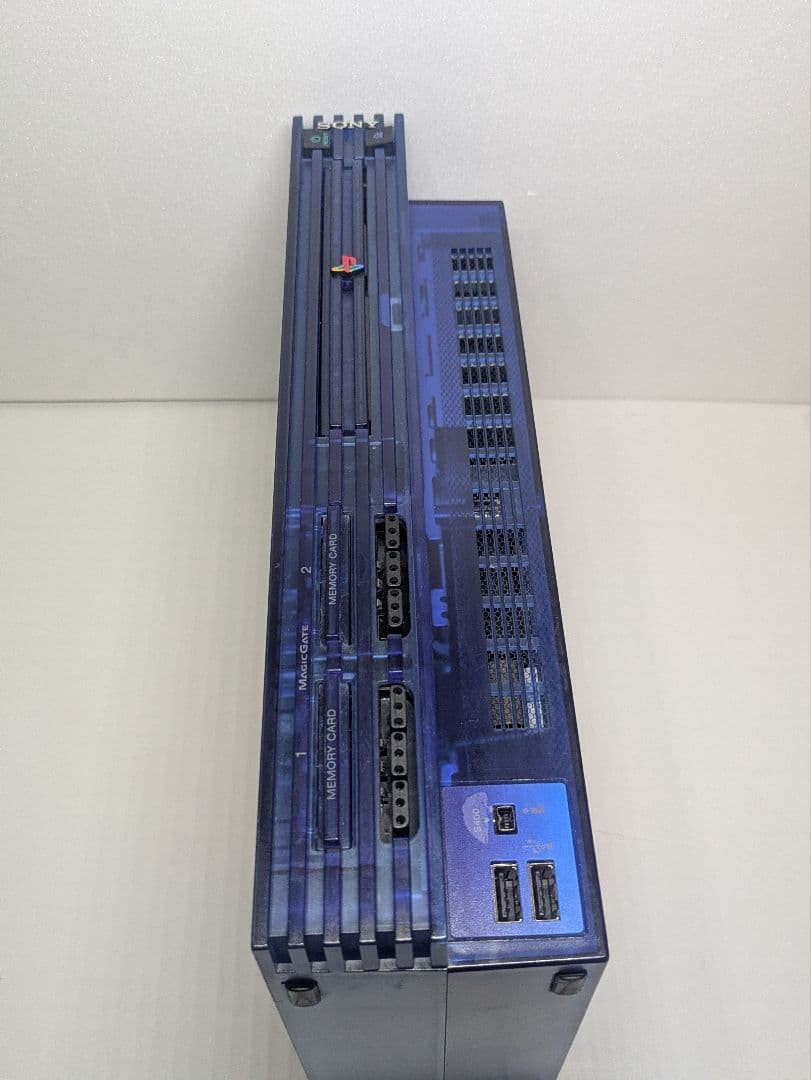 Sony PS2 PlayStation 2 Ocean Blue SCPH-37000 Console System Tested