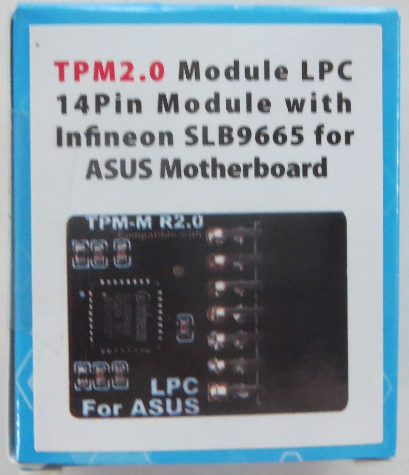 TPM 2.0 module LPC 14 pin Module with Infineon SLB9665 for Asus Motherboard