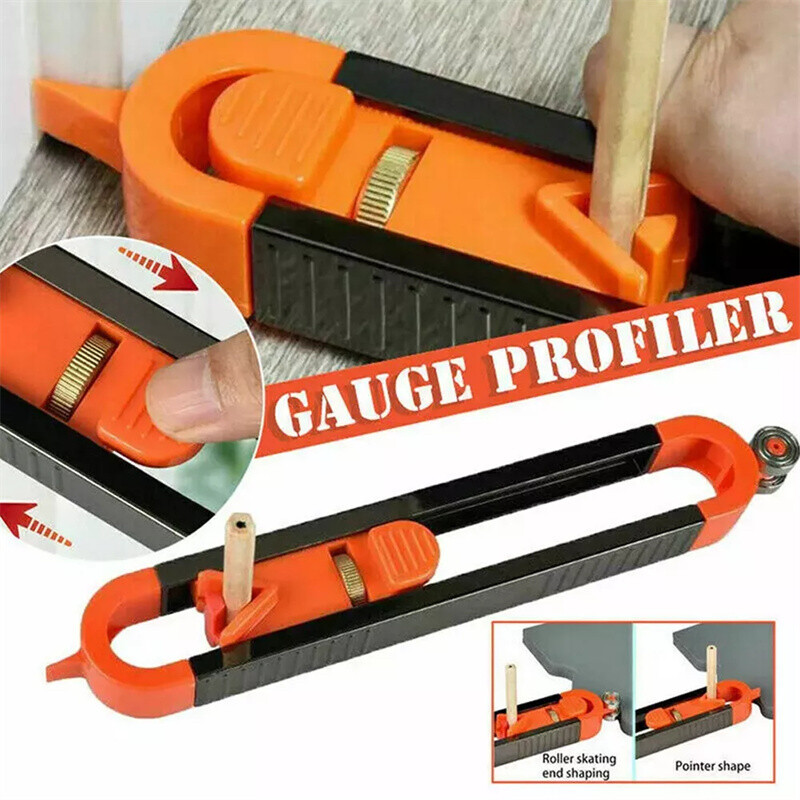 2026 NEW Profile Scribing Ruler Contour Gauge with Lock - Precise Scribe Tool