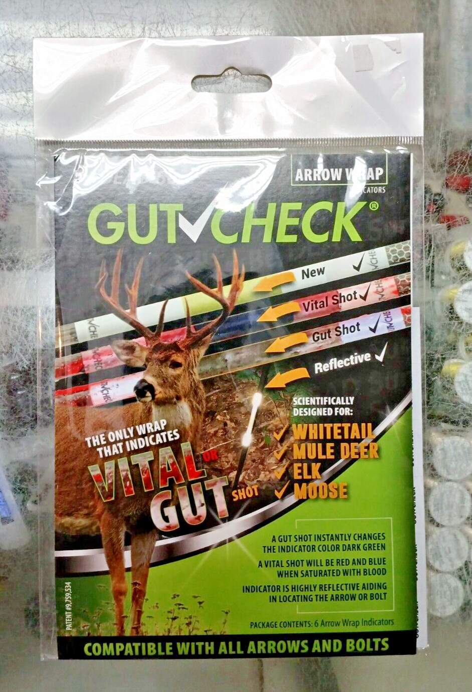Gut Check✅ Blood or Gut Shot Indicator Arrow Wrap 6 Pack