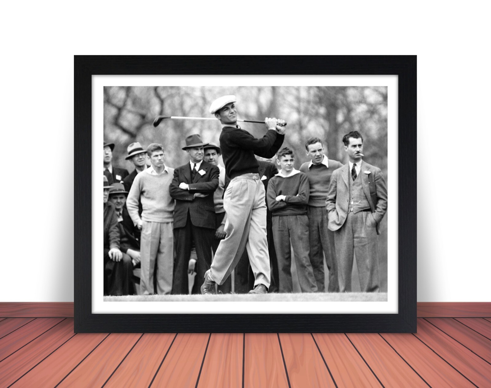 Framed BEN HOGAN Golf Photo Picture PGA GOLFER - 8x10 or 11x14 (W3)