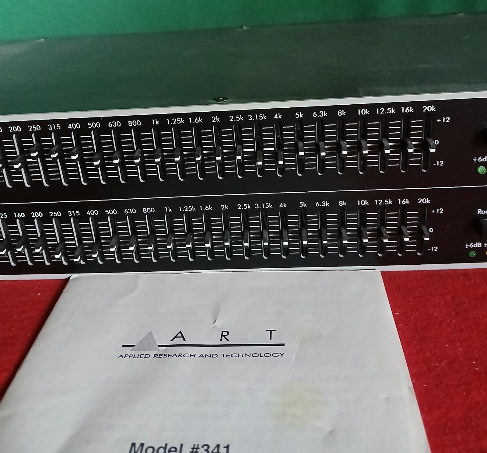 ART 355 Dual Channel 31-Band EQ Equalizer
